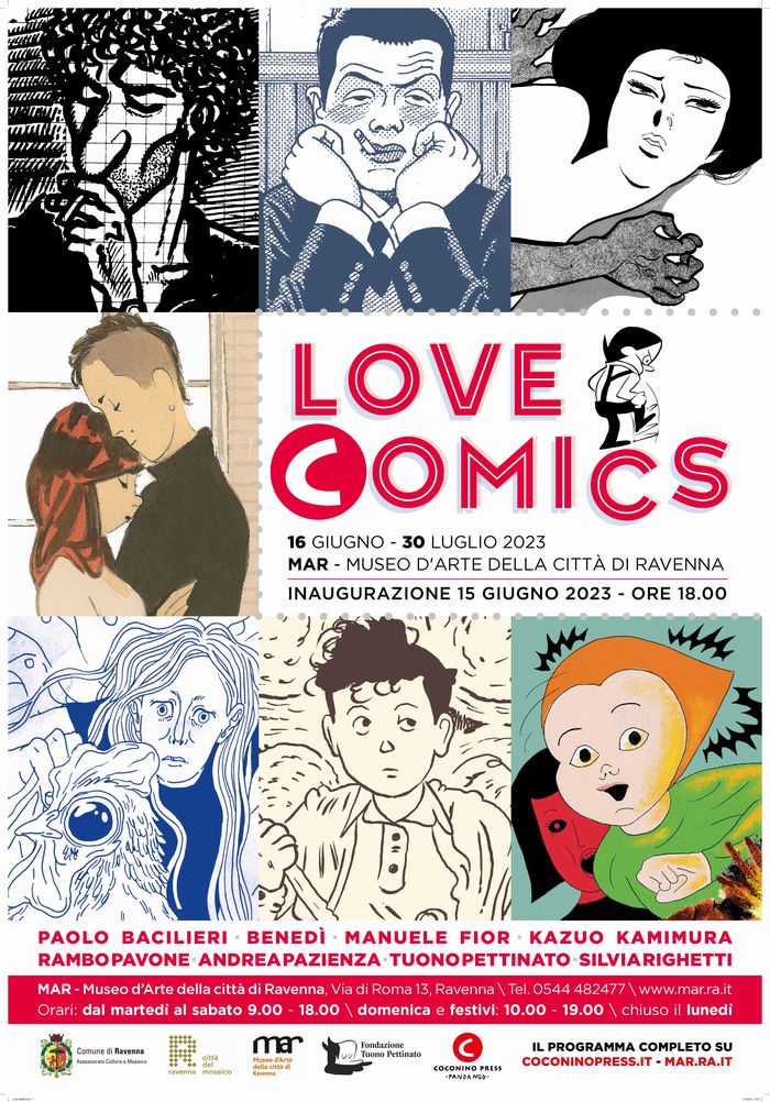 MANIFESTO MOSTRE Love Comics